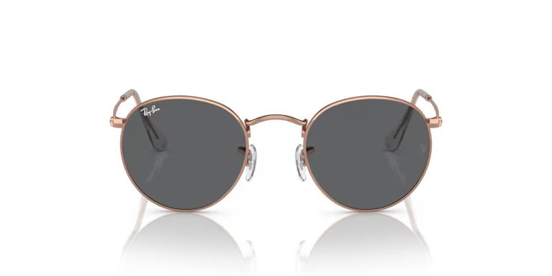 Ray-Ban Round Metal - Rose Gold, Dark Grey