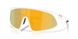 Oakley Rslv - Matte white, Prizm 24k