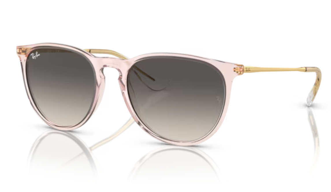 Ray-Ban Erika - Transparent pink, Grey