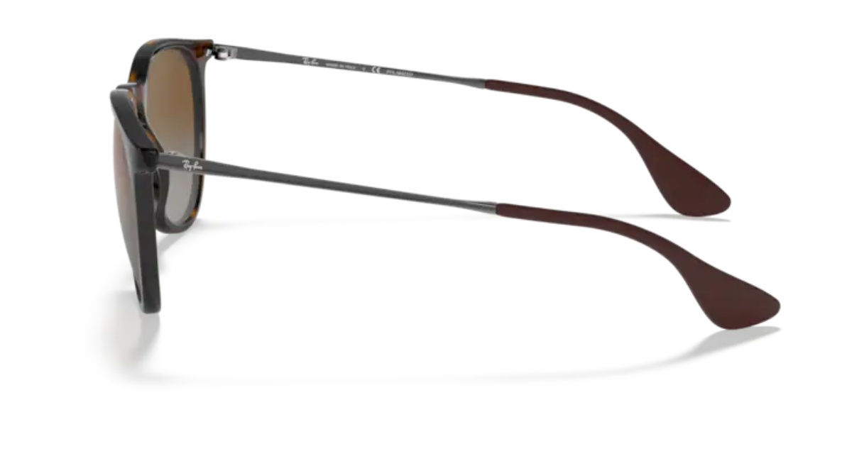 Ray-Ban Erika - Light havana, Brown polarized
