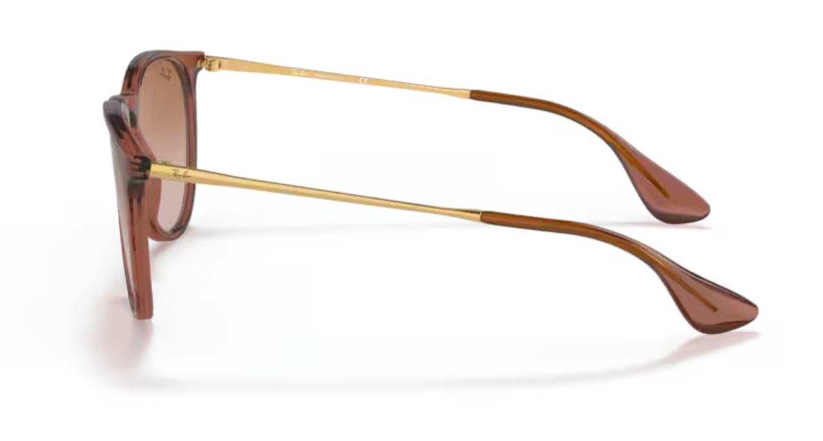 Ray-Ban Erika - Rubber violet, Pink gradient brown
