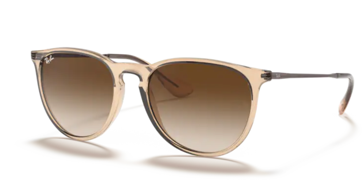 Ray-Ban Erika - Transparent brown, Brown gradient