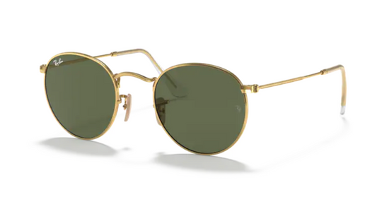 Ray-Ban Round Metal - Gold, Green