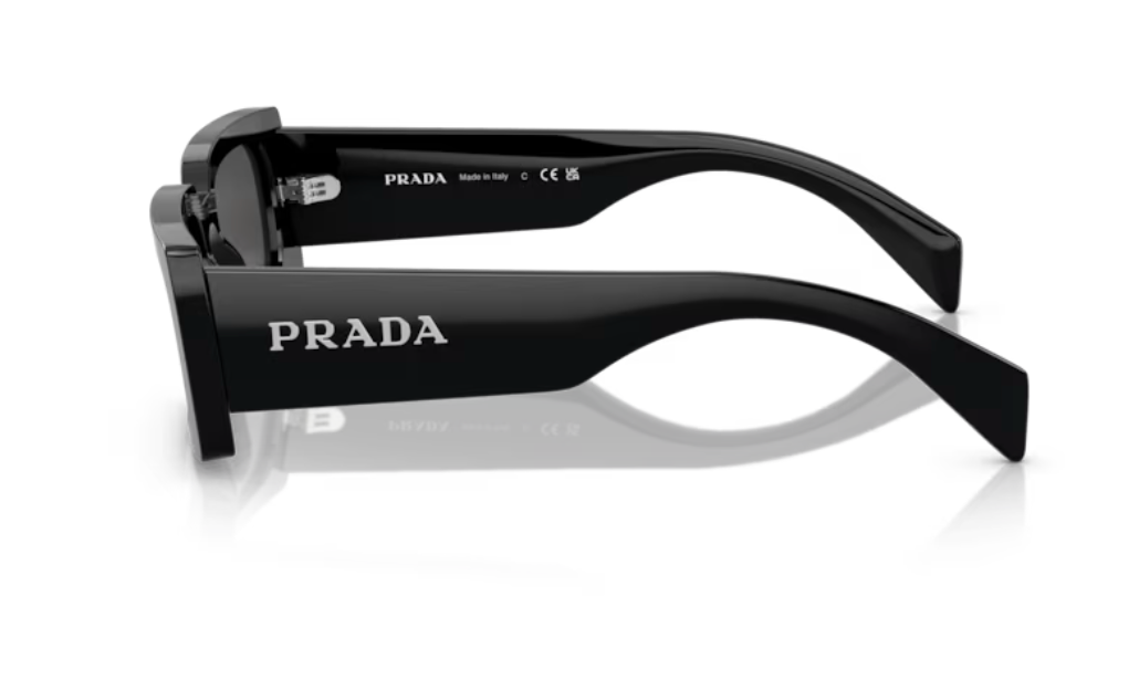 Prada 0PR A07S - Black, Dark grey
