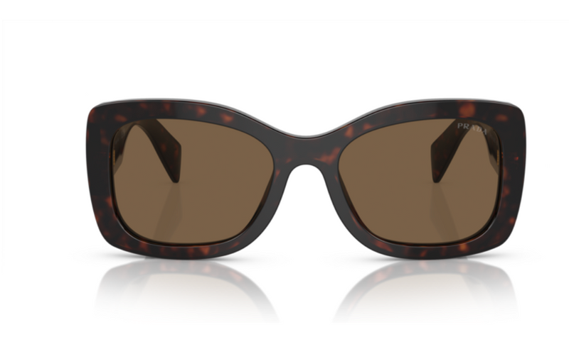 Prada 0PR A08S - Briar tortoise, Dark brown polarized