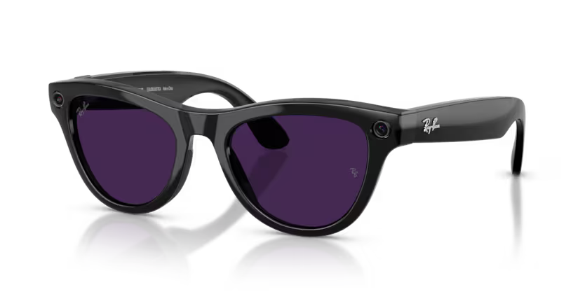 Ray-Ban Meta G2 Skylar (smart glasses) - Black/Transitions Amethyst