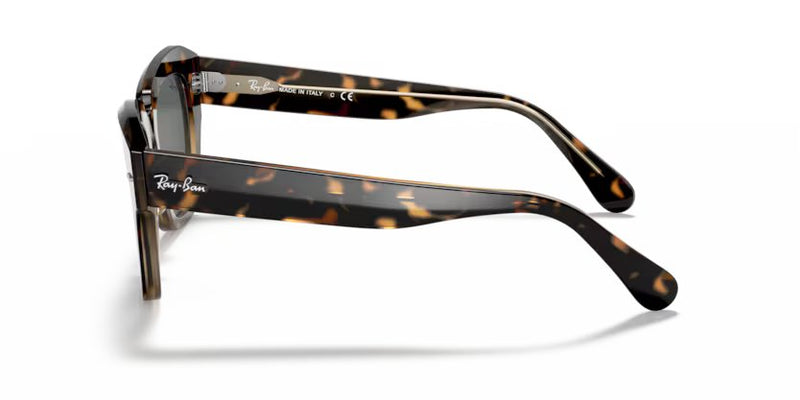 Ray-Ban State street - Havana on transparent brown, Dark grey