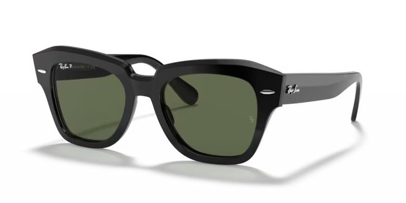 Ray-Ban State street - Black, G-15 green