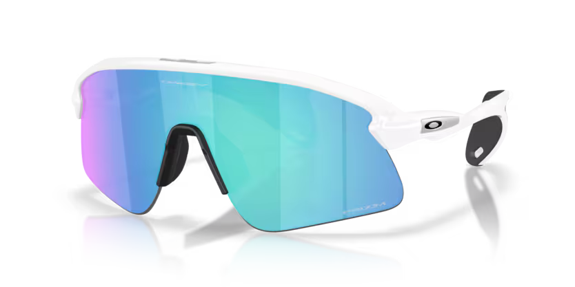 Oakley Stunt Devil - Matte white, Prizm sapphire