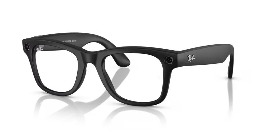 Ray-Ban Meta Wayfarer (smart glasses) - Black, Clear/Graphite Green