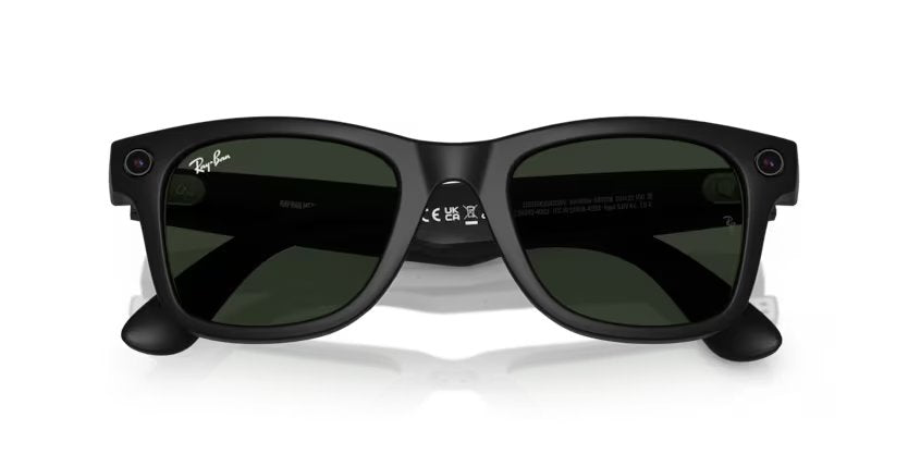 Ray-Ban Meta Wayfarer (smart glasses) - Black, Clear/Graphite Green