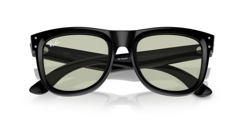 Ray-Ban Wayfarer reverse - Black, Light green