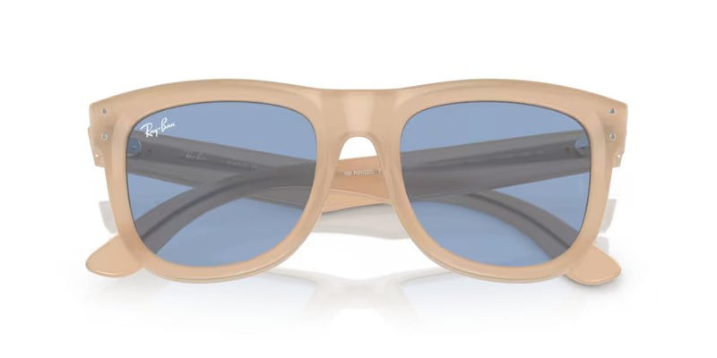 Ray-Ban Wayfarer reverse - Opal beige & honey, Light blue