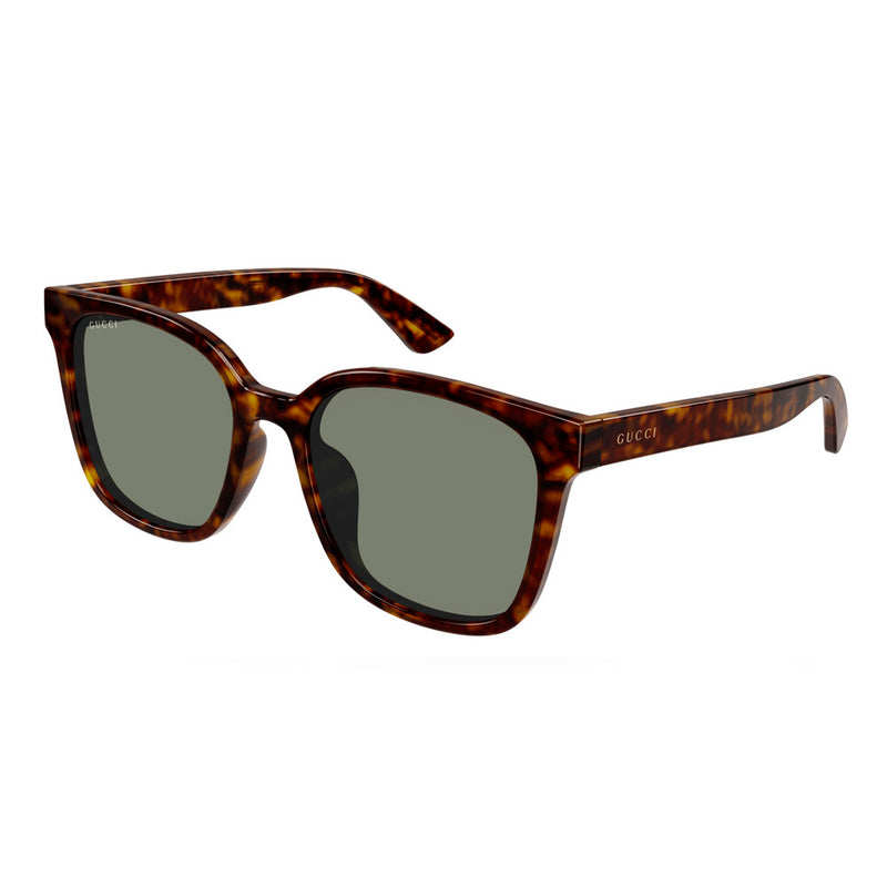 Gucci - Havana front, Green lens