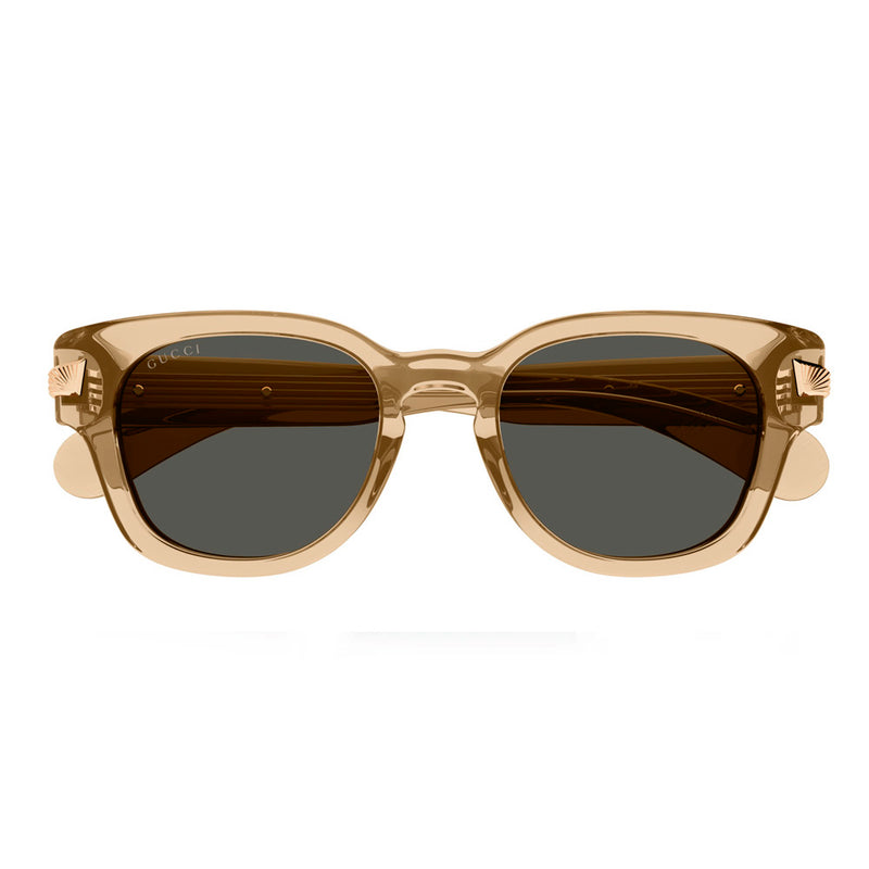 Gucci - Gold front, Grey lens