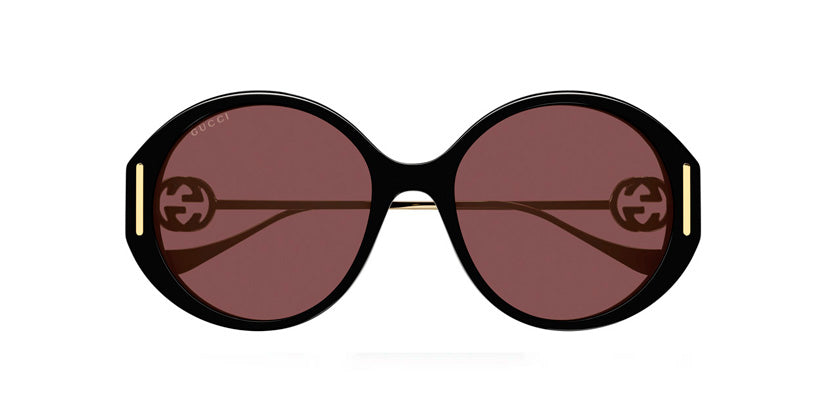 Gucci - Black front, Brown lens