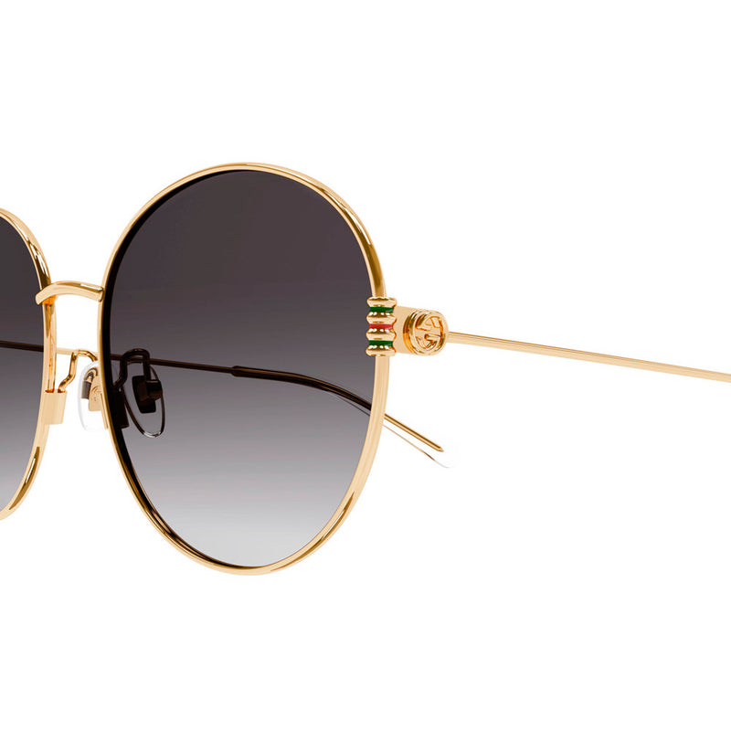 Gucci - Gold front, Grey lens