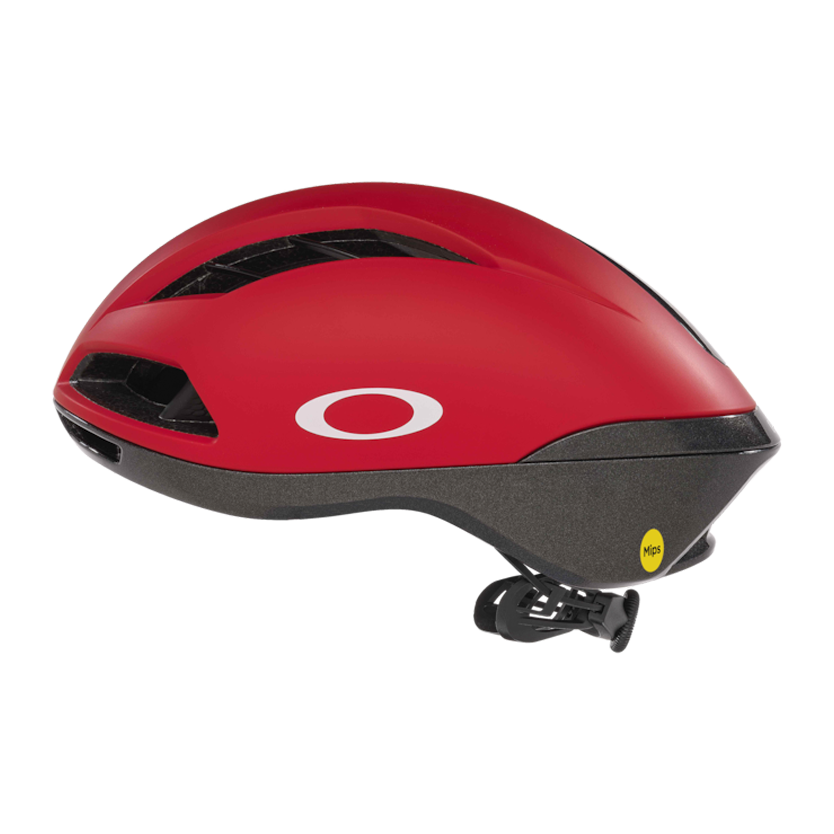 Oakley Velo Stelvio cykelhjelm, Black/red pro